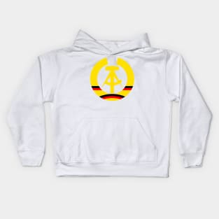 DDR coat of arms stylized Kids Hoodie